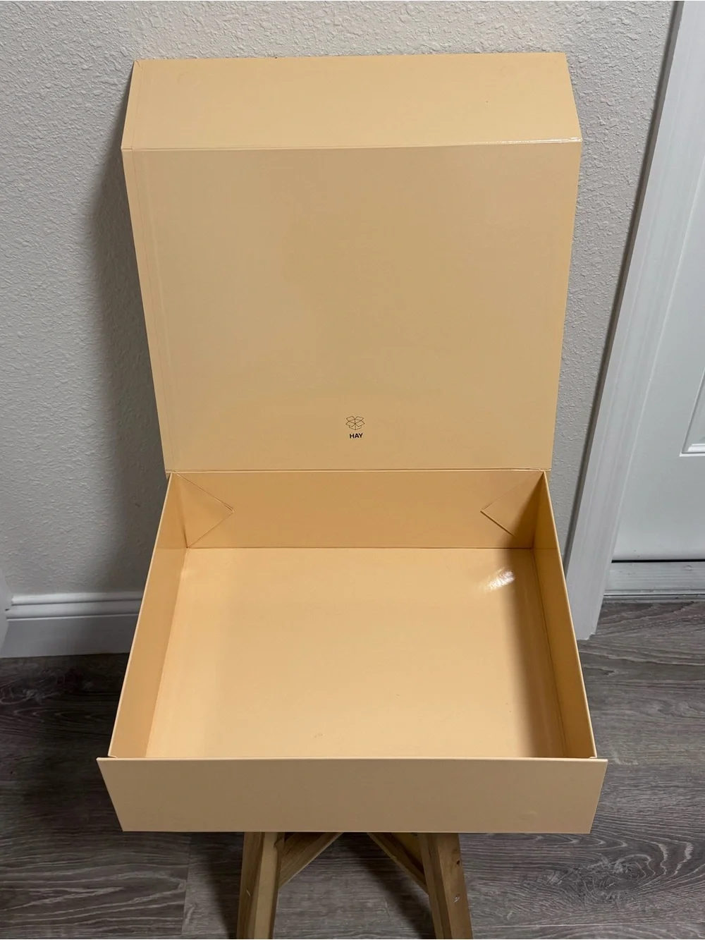 HAY Large Colour Storage Box Vanilla Neutral Magnetic Cardboard Minimalist Organ